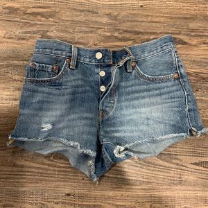 Levi cut off jeans shorts